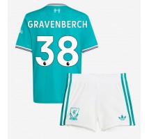 Liverpool Ryan Gravenberch #38 Koszulka Trzecia dzieci 2025-26 Krótki Rękaw (+ krótkie spodenki)